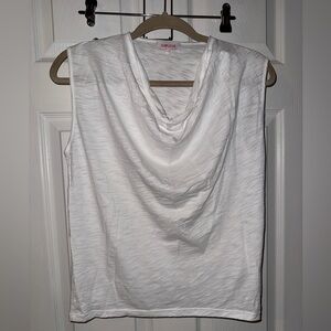 Goldie Women’s White Cowl Neck Blouse